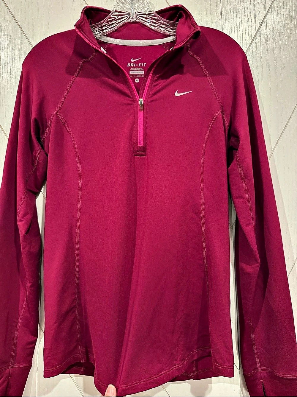 Nike Dri-FIT Element Half-Zip Pullover Pink XS